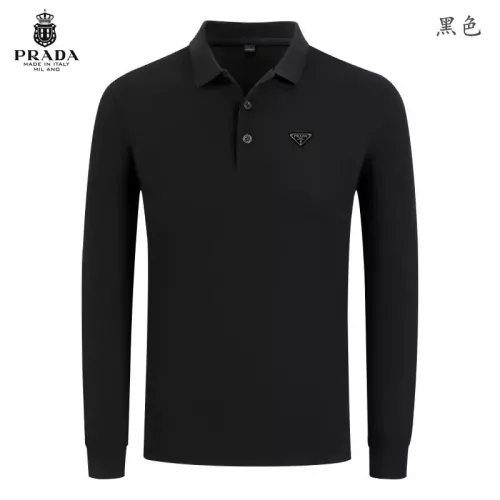 Prada T-Shirts Long Sleeved For Men #1376091