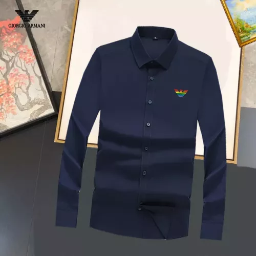 Armani Shirts Long Sleeved For Unisex #1376205