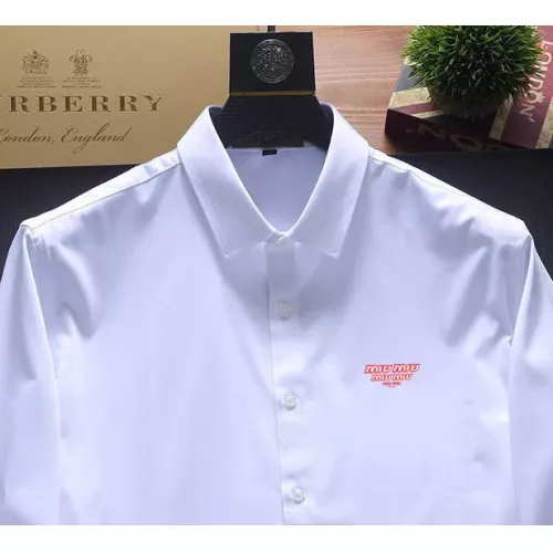Cheap MIU MIU  Shirts Long Sleeved For Unisex #1376249 Replica Wholesale [$40.00 USD] [ITEM#1376249] on Replica MIU MIU  Shirts