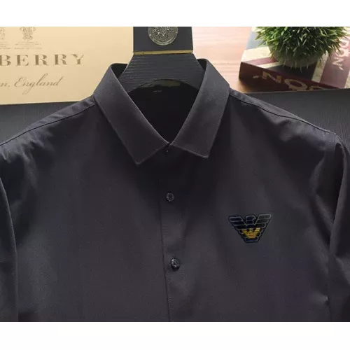 Cheap Armani Shirts Long Sleeved For Unisex #1376277 Replica Wholesale [$40.00 USD] [ITEM#1376277] on Replica Armani Shirts
