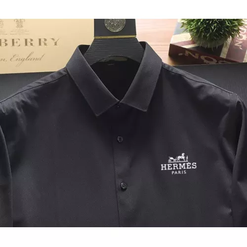 Cheap Hermes Shirts Long Sleeved For Unisex #1376282 Replica Wholesale [$40.00 USD] [ITEM#1376282] on Replica Hermes Shirts