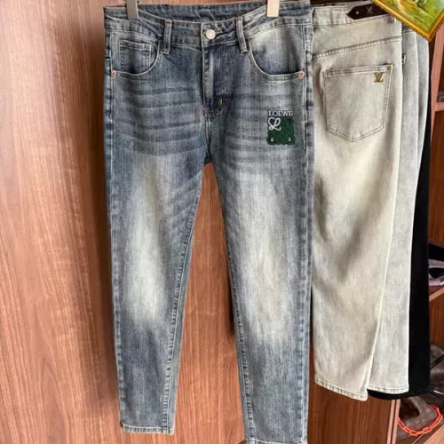 Cheap LOEWE Jeans For Men #1376338 Replica Wholesale [$48.00 USD] [ITEM#1376338] on Replica LOEWE Jeans