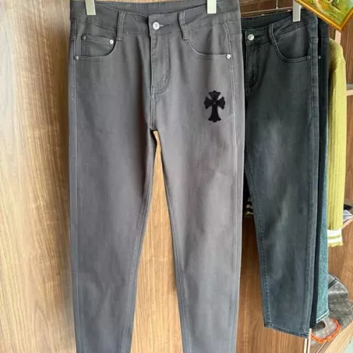Cheap Chrome Hearts Jeans For Men #1376345 Replica Wholesale [$48.00 USD] [ITEM#1376345] on Replica Chrome Hearts Jeans