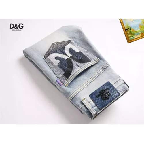 Cheap Dolce &amp; Gabbana D&amp;G Jeans For Men #1376372 Replica Wholesale [$48.00 USD] [ITEM#1376372] on Replica Dolce &amp; Gabbana D&amp;G Jeans