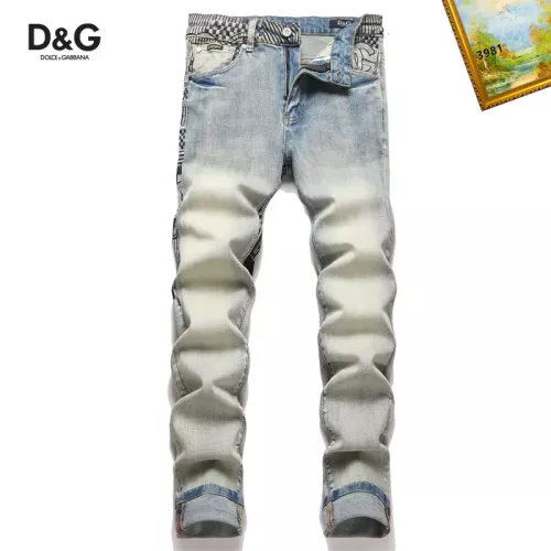 Cheap Dolce &amp; Gabbana D&amp;G Jeans For Men #1376375 Replica Wholesale [$48.00 USD] [ITEM#1376375] on Replica Dolce &amp; Gabbana D&amp;G Jeans