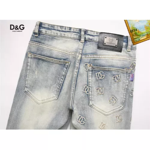 Cheap Dolce &amp; Gabbana D&amp;G Jeans For Men #1376380 Replica Wholesale [$48.00 USD] [ITEM#1376380] on Replica Dolce &amp; Gabbana D&amp;G Jeans