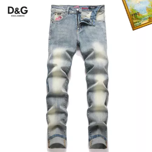 Cheap Dolce &amp; Gabbana D&amp;G Jeans For Men #1376382 Replica Wholesale [$48.00 USD] [ITEM#1376382] on Replica Dolce &amp; Gabbana D&amp;G Jeans