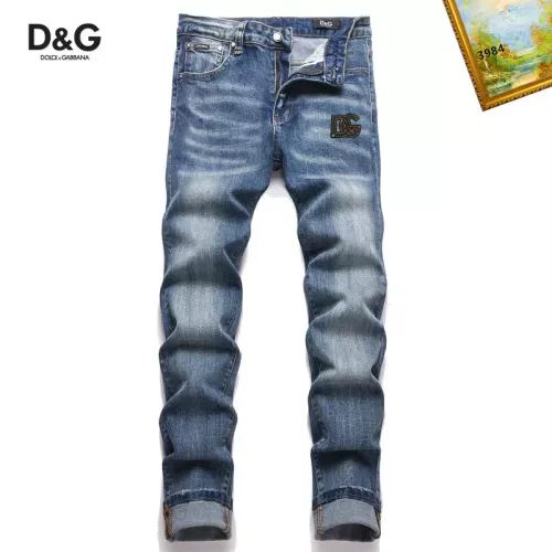 Cheap Dolce &amp; Gabbana D&amp;G Jeans For Men #1376383 Replica Wholesale [$48.00 USD] [ITEM#1376383] on Replica Dolce &amp; Gabbana D&amp;G Jeans