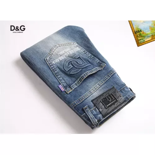 Cheap Dolce &amp; Gabbana D&amp;G Jeans For Men #1376383 Replica Wholesale [$48.00 USD] [ITEM#1376383] on Replica Dolce &amp; Gabbana D&amp;G Jeans