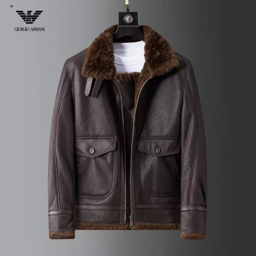 Armani Jackets Long Sleeved For Men #1376400