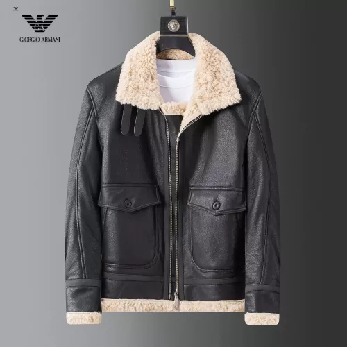 Armani Jackets Long Sleeved For Men #1376401