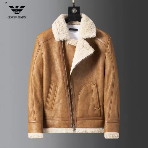 Armani Jackets Long Sleeved For Men #1376406