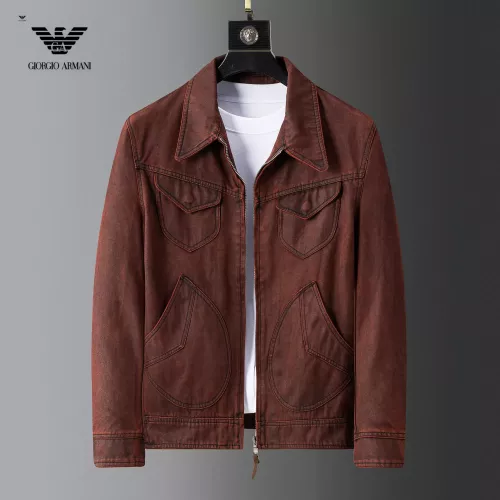 Armani Jackets Long Sleeved For Men #1376416