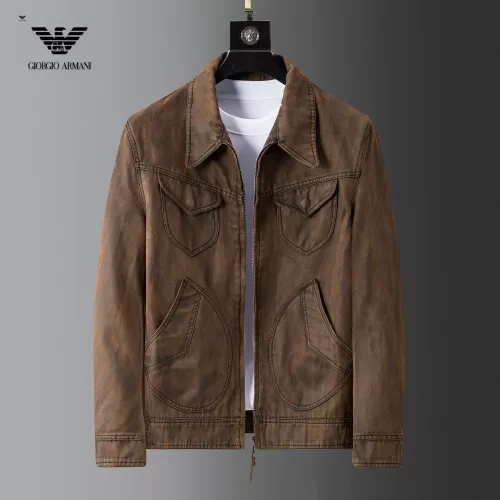 Armani Jackets Long Sleeved For Men #1376418
