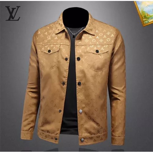 Cheap Louis Vuitton LV Jackets Long Sleeved For Men #1376420 Replica Wholesale [$82.00 USD] [ITEM#1376420] on Replica Louis Vuitton LV Jackets