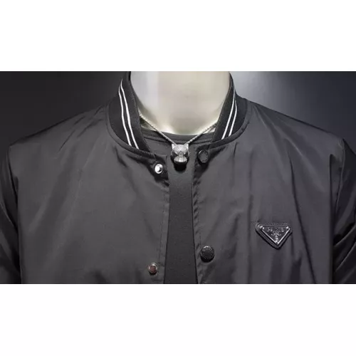 Cheap Prada Jackets Long Sleeved For Men #1376424 Replica Wholesale [$82.00 USD] [ITEM#1376424] on Replica Prada Jackets