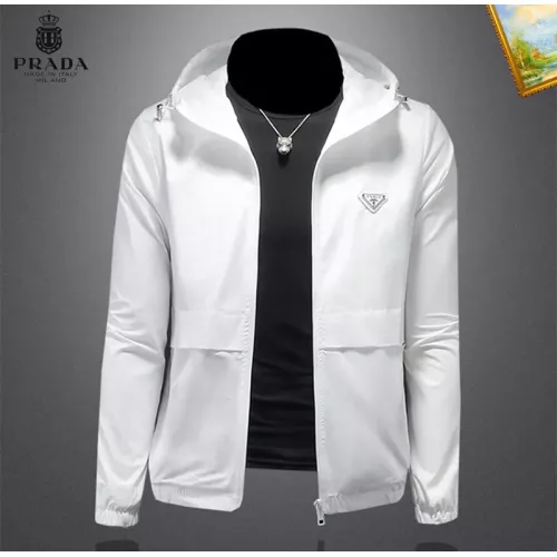 Prada Jackets Long Sleeved For Men #1376425