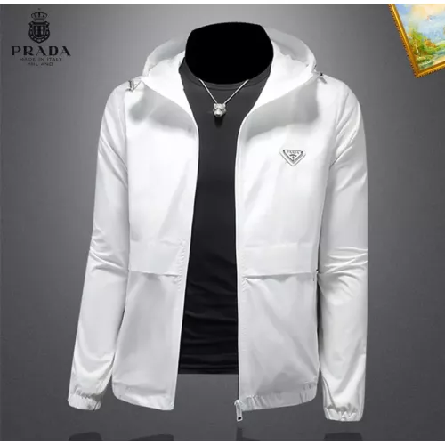 Cheap Prada Jackets Long Sleeved For Men #1376425 Replica Wholesale [$82.00 USD] [ITEM#1376425] on Replica Prada Jackets