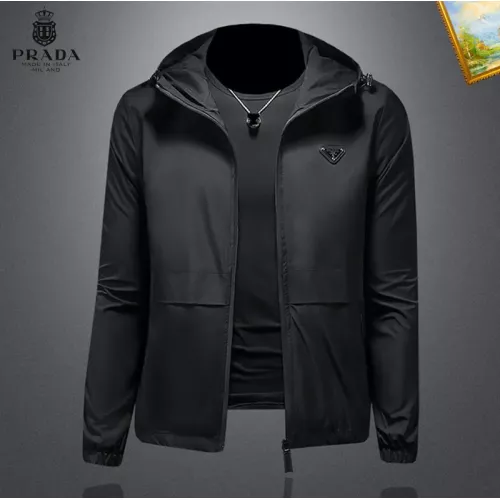 Prada Jackets Long Sleeved For Men #1376426