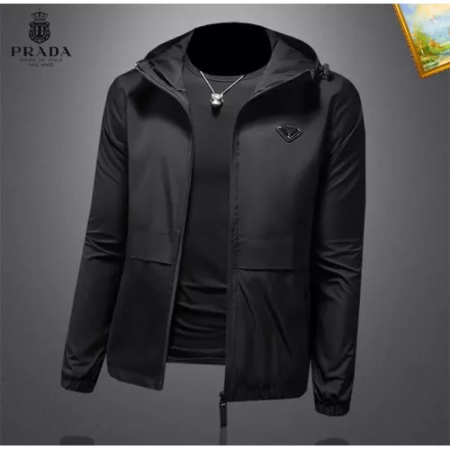 Cheap Prada Jackets Long Sleeved For Men #1376426 Replica Wholesale [$82.00 USD] [ITEM#1376426] on Replica Prada Jackets