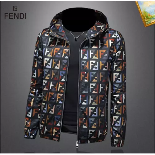 Cheap Fendi Jackets Long Sleeved For Men #1376427 Replica Wholesale [$82.00 USD] [ITEM#1376427] on Replica Fendi Jackets