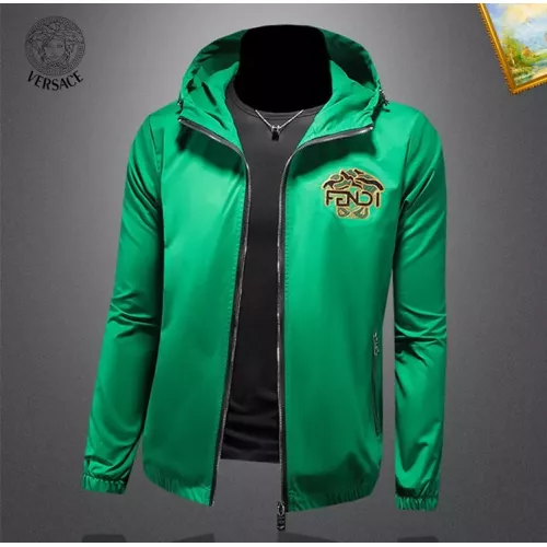 Cheap Versace Jackets Long Sleeved For Men #1376430 Replica Wholesale [$82.00 USD] [ITEM#1376430] on Replica Versace Jackets