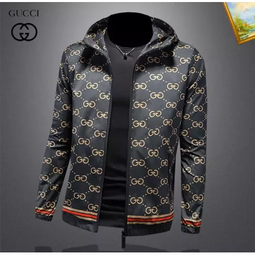 Cheap Gucci Jackets Long Sleeved For Men #1376434 Replica Wholesale [$82.00 USD] [ITEM#1376434] on Replica Gucci Jackets