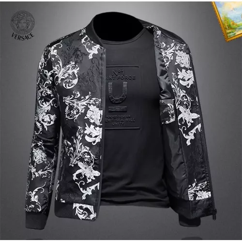 Cheap Versace Jackets Long Sleeved For Men #1376444 Replica Wholesale [$82.00 USD] [ITEM#1376444] on Replica Versace Jackets