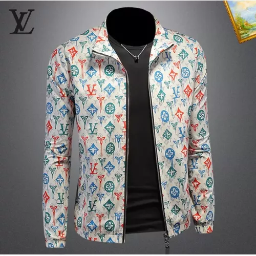 Cheap Louis Vuitton LV Jackets Long Sleeved For Men #1376446 Replica Wholesale [$82.00 USD] [ITEM#1376446] on Replica Louis Vuitton LV Jackets