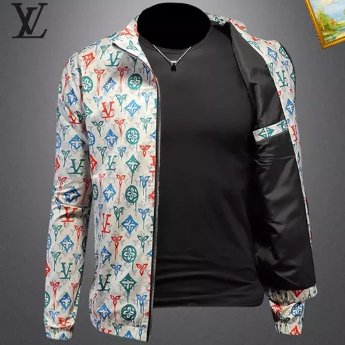 Cheap Louis Vuitton LV Jackets Long Sleeved For Men #1376446 Replica Wholesale [$82.00 USD] [ITEM#1376446] on Replica Louis Vuitton LV Jackets