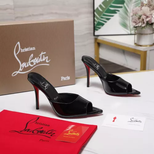 Cheap Christian Louboutin CL Slippers For Women #1376528 Replica Wholesale [$105.00 USD] [ITEM#1376528] on Replica Christian Louboutin CL Slippers