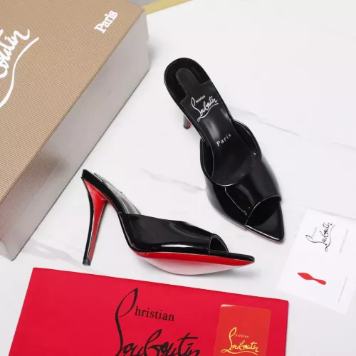 Cheap Christian Louboutin CL Slippers For Women #1376528 Replica Wholesale [$105.00 USD] [ITEM#1376528] on Replica Christian Louboutin CL Slippers