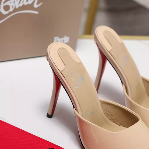 Cheap Christian Louboutin CL Slippers For Women #1376529 Replica Wholesale [$105.00 USD] [ITEM#1376529] on Replica Christian Louboutin CL Slippers