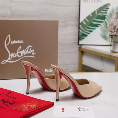 Cheap Christian Louboutin CL Slippers For Women #1376529 Replica Wholesale [$105.00 USD] [ITEM#1376529] on Replica Christian Louboutin CL Slippers