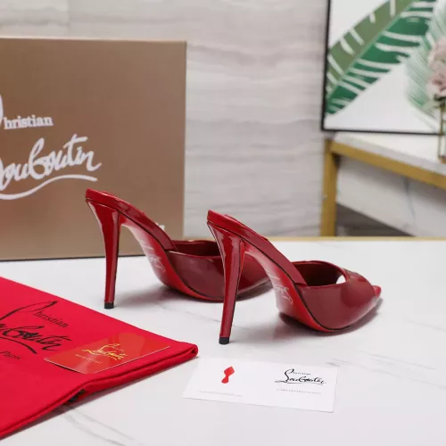 Cheap Christian Louboutin CL Slippers For Women #1376532 Replica Wholesale [$105.00 USD] [ITEM#1376532] on Replica Christian Louboutin CL Slippers