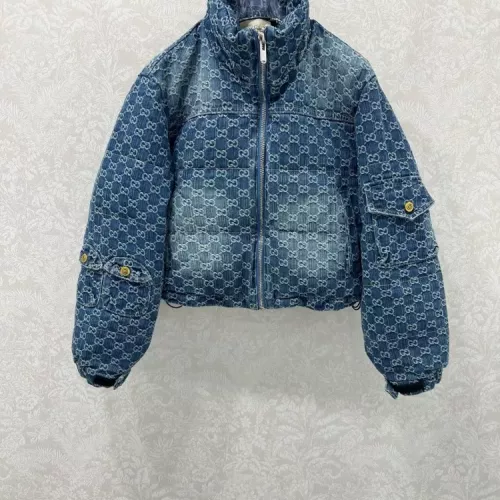 Gucci Down Feather Coat Long Sleeved For Women #1376548
