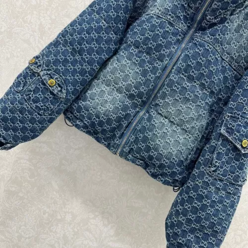 Cheap Gucci Down Feather Coat Long Sleeved For Women #1376548 Replica Wholesale [$175.00 USD] [ITEM#1376548] on Replica Gucci Down Feather Coat