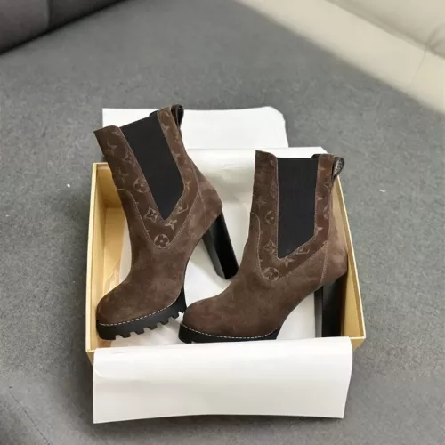 Cheap Louis Vuitton Boots For Women #1376570 Replica Wholesale [$128.00 USD] [ITEM#1376570] on Replica Louis Vuitton Boots