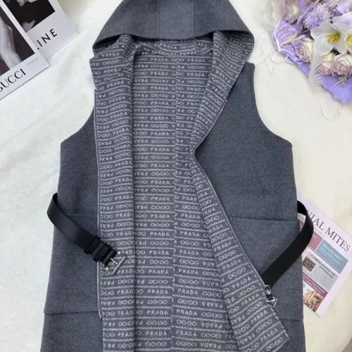 Cheap Prada Coat Sleeveless For Women #1376594 Replica Wholesale [$323.97 USD] [ITEM#1376594] on Replica Prada Coat