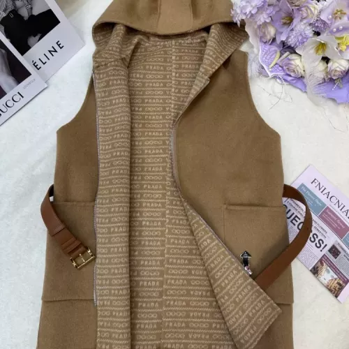 Cheap Prada Coat Sleeveless For Women #1376596 Replica Wholesale [$323.97 USD] [ITEM#1376596] on Replica Prada Coat