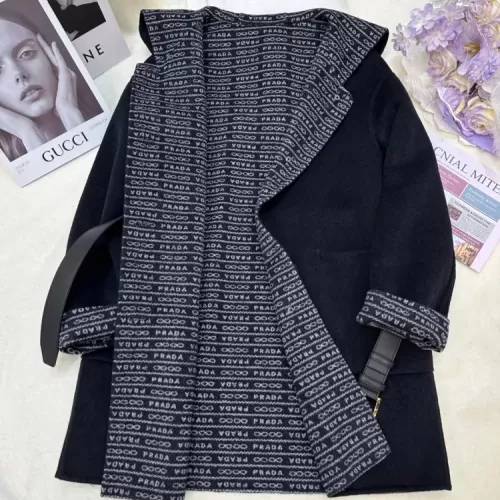 Cheap Prada Coat Long Sleeved For Women #1376604 Replica Wholesale [$350.41 USD] [ITEM#1376604] on Replica Prada Coats