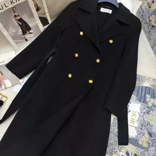 Cheap Christian Dior Coat Long Sleeved For Women #1376605 Replica Wholesale [$343.80 USD] [ITEM#1376605] on Replica Christian Dior Coats