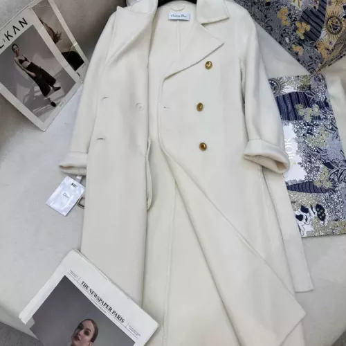 Cheap Christian Dior Coat Long Sleeved For Women #1376606 Replica Wholesale [$343.80 USD] [ITEM#1376606] on Replica Christian Dior Coats