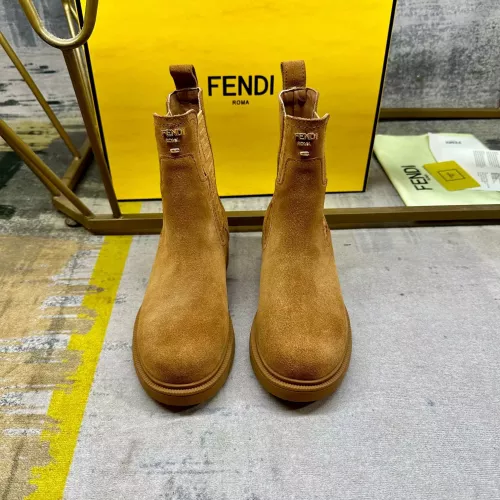 Cheap Fendi Fashion Boots For Women #1376611 Replica Wholesale [$115.00 USD] [ITEM#1376611] on Replica Fendi Fashion Boots