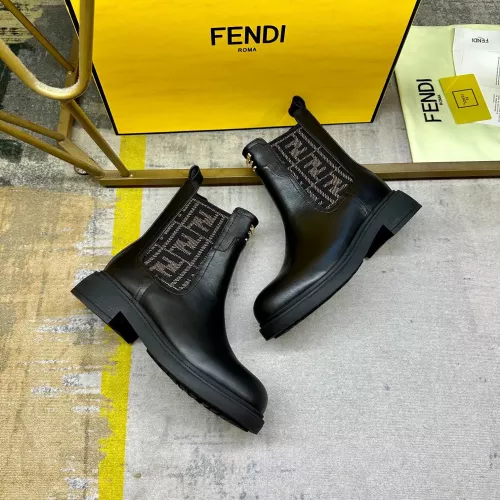 Cheap Fendi Fashion Boots For Women #1376613 Replica Wholesale [$115.00 USD] [ITEM#1376613] on Replica Fendi Fashion Boots