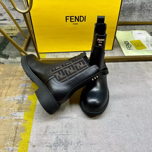 Cheap Fendi Fashion Boots For Women #1376613 Replica Wholesale [$115.00 USD] [ITEM#1376613] on Replica Fendi Fashion Boots