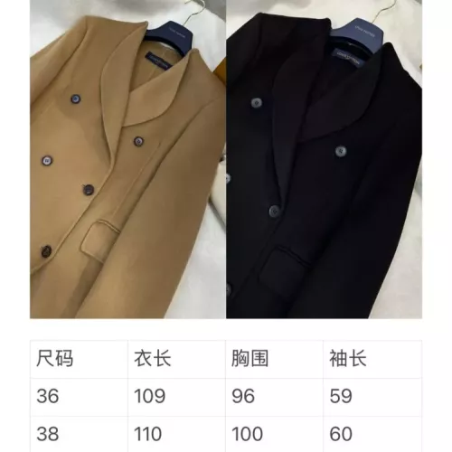 Cheap Louis Vuitton LV Coat Long Sleeved For Women #1376614 Replica Wholesale [$380.17 USD] [ITEM#1376614] on Replica Louis Vuitton LV Coat
