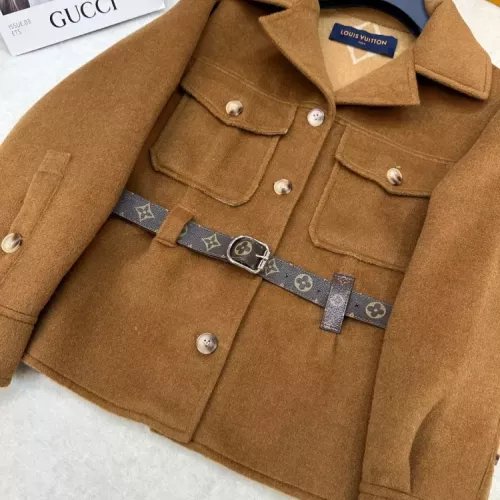 Cheap Louis Vuitton LV Coat Long Sleeved For Women #1376620 Replica Wholesale [$409.92 USD] [ITEM#1376620] on Replica Louis Vuitton LV Coat