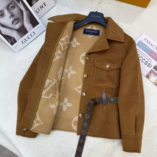 Cheap Louis Vuitton LV Coat Long Sleeved For Women #1376620 Replica Wholesale [$409.92 USD] [ITEM#1376620] on Replica Louis Vuitton LV Coat