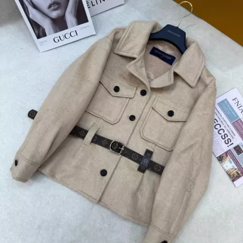 Cheap Louis Vuitton LV Coat Long Sleeved For Women #1376621 Replica Wholesale [$409.92 USD] [ITEM#1376621] on Replica Louis Vuitton LV Coat